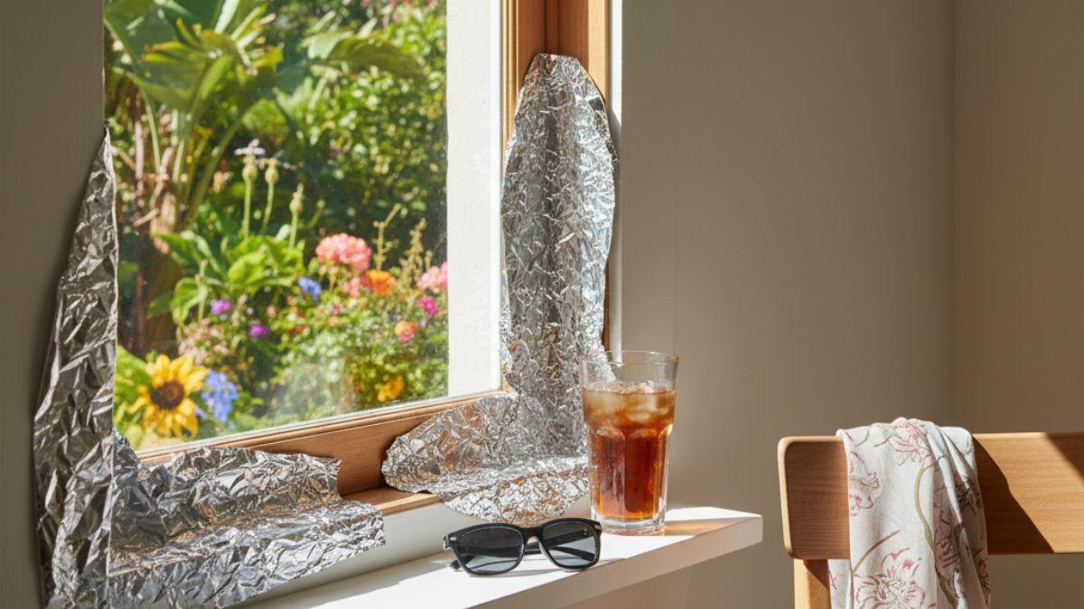 Pocos lo saben: por qué debes colocar papel aluminio en el marco de las ventanas